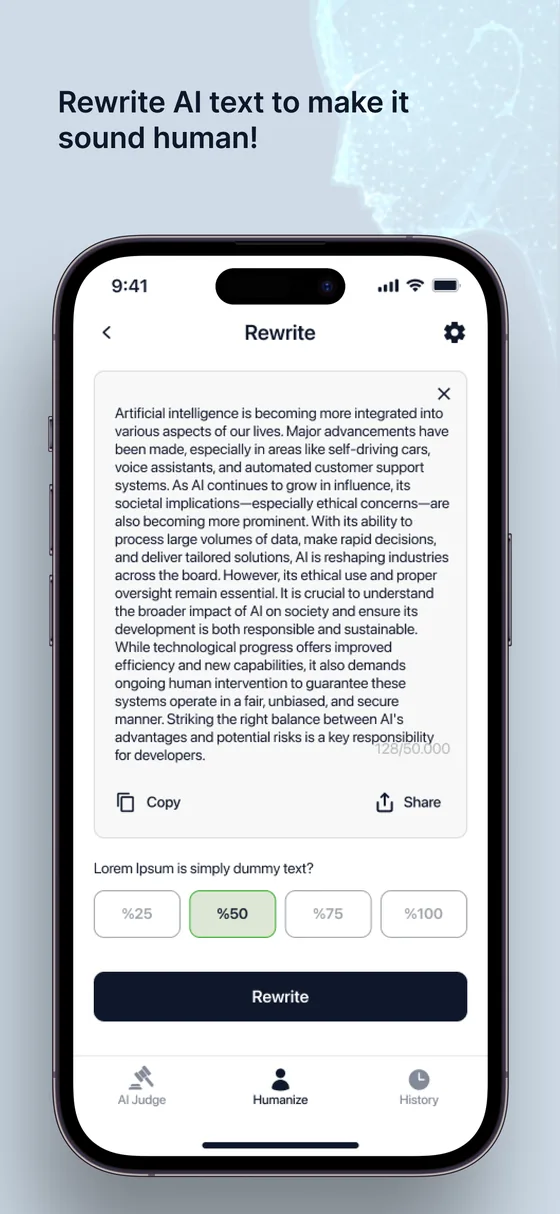 Judgr App Screenshot 3 - Results View