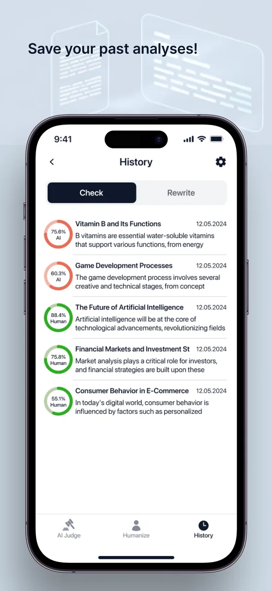 Judgr App Screenshot 4 - Results View